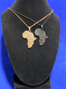 Africa Necklace - Golden Goddess Boutique LLC