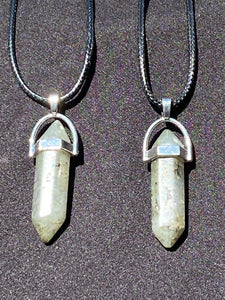 Labradorite Crystal Necklace (16 inch chain)