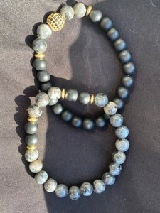 Grey Storm Bracelet Set