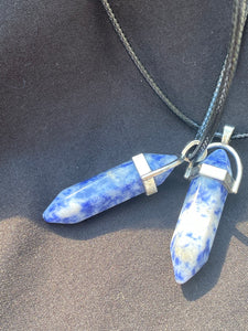 Sodalite Crystal Necklace