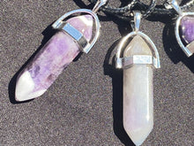 Load image into Gallery viewer, Amethyst Crystal Necklace (16 inch chain)