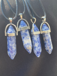 Sodalite Crystal Necklace