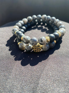 Grey Storm Bracelet Set