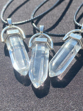 Load image into Gallery viewer, Clear Crystal Necklace (16 inch chain)