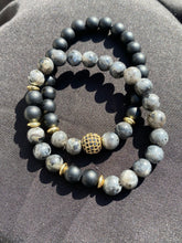 Load image into Gallery viewer, Grey Storm Bracelet Set