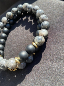 Grey Storm Bracelet Set