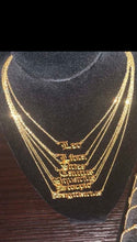 Load image into Gallery viewer, Gold Zodiac Necklaces with 18in chain